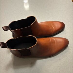 Aldo Men's Brown Leather Chelsea Boots